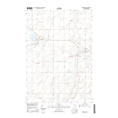 2014 Map of Hermansville, 2014 Print