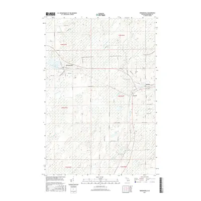 2017 Map of Hermansville, 2017 Print