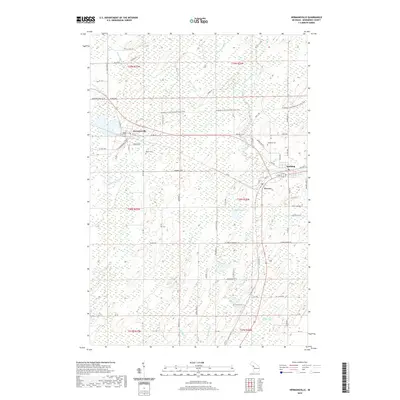 2019 Map of Hermansville, 2019 Print
