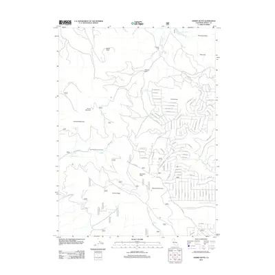 2012 Map of Hermit Butte, 2012 Print
