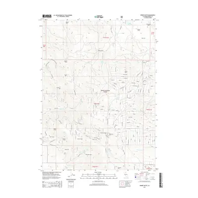 2015 Map of Hermit Butte, 2015 Print