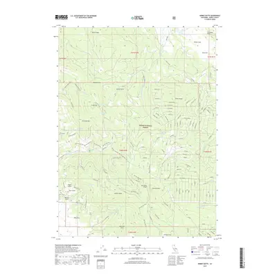 2018 Map of Hermit Butte, 2018 Print