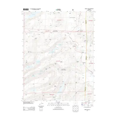 2013 Map of Hermit Lakes, 2013 Print