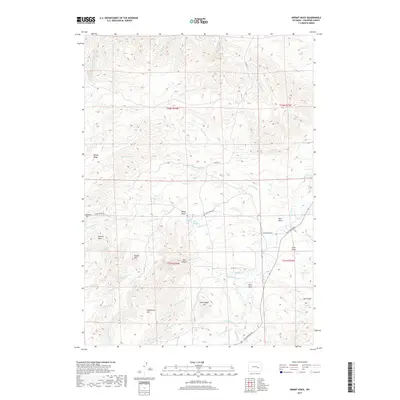 2017 Map of Hermit Rock, 2017 Print