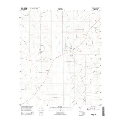 2014 Map of Hermitage, 2014 Print