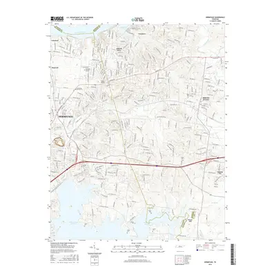 2016 Map of Hermitage, 2016 Print