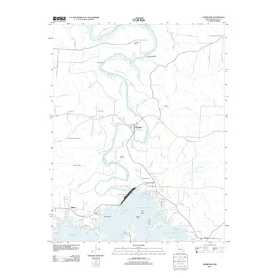2011 Map of Hermitage, 2011 Print