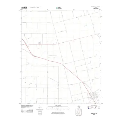 2010 Map of Hermleigh, 2010 Print