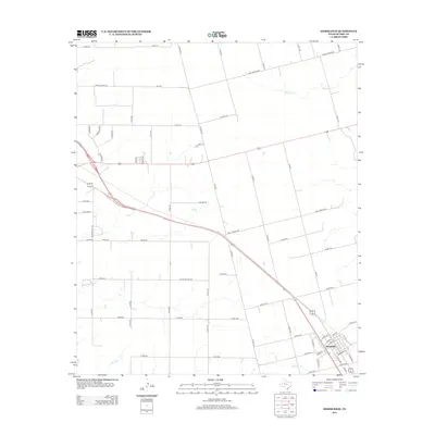 2012 Map of Hermleigh, 2012 Print
