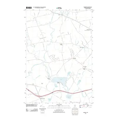 2011 Map of Hermon, 2011 Print