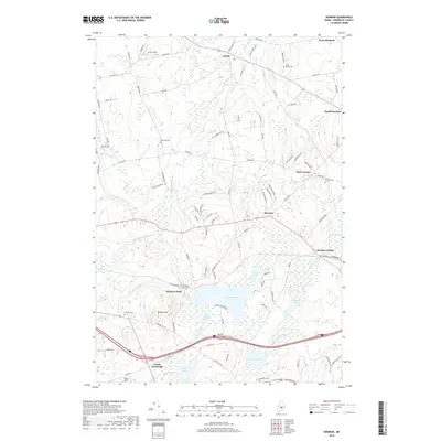 2018 Map of Hermon, 2018 Print