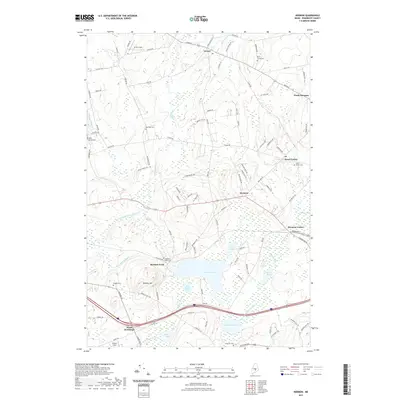 2021 Map of Hermon, 2021 Print