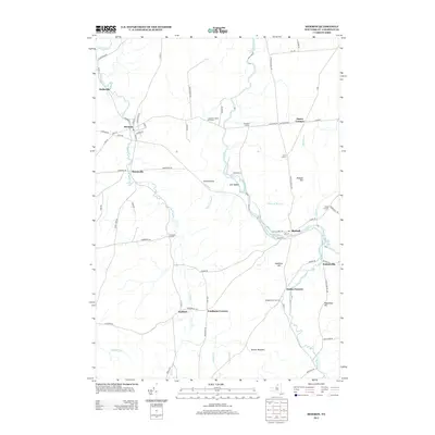 2013 Map of Hermon, 2013 Print