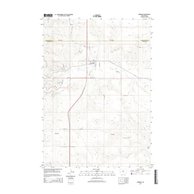 2015 Map of Hermosa, 2015 Print
