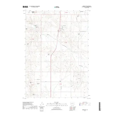 2017 Map of Hermosa NW, 2017 Print
