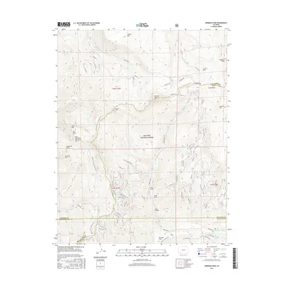 2016 Map of Hermosa Peak, 2016 Print