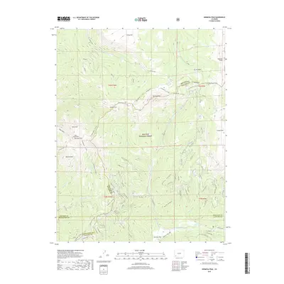 2019 Map of Hermosa Peak, 2019 Print