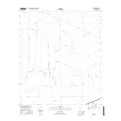 2016 Map of Hermosa, 2016 Print