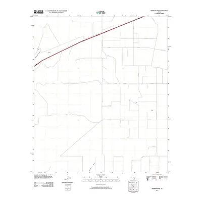 2010 Map of Hermosa SW, 2010 Print