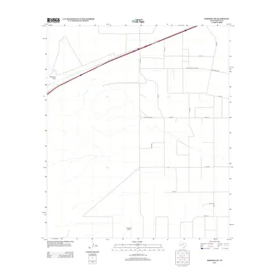 2012 Map of Hermosa SW, 2012 Print