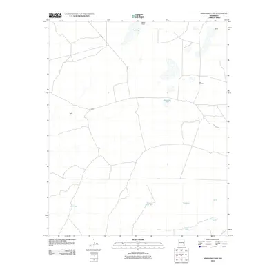 2010 Map of Hernandez Lake, 2010 Print