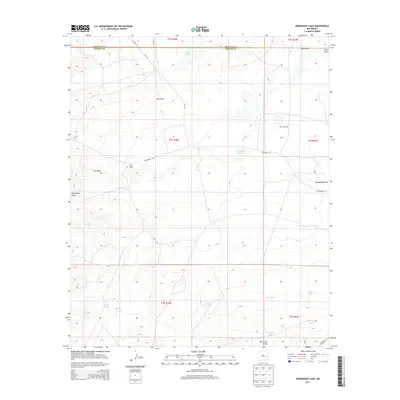 2013 Map of Hernandez Lake, 2013 Print
