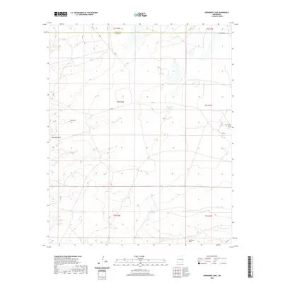 2020 Map of Hernandez Lake, 2020 Print