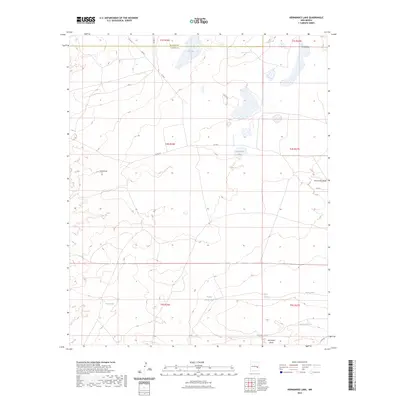 2023 Map of Hernandez Lake, 2023 Print