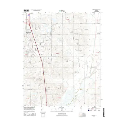 2015 Map of Hernando, 2015 Print