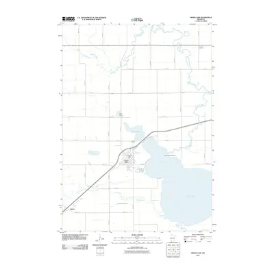 2010 Map of Heron Lake, 2010 Print