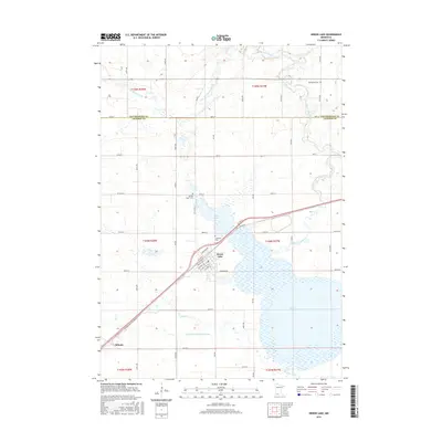 2016 Map of Heron Lake, 2016 Print