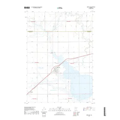 2019 Map of Heron Lake, 2019 Print