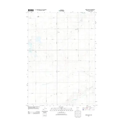 2013 Map of Heron Lake NE, 2013 Print