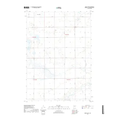 2019 Map of Heron Lake NE, 2019 Print