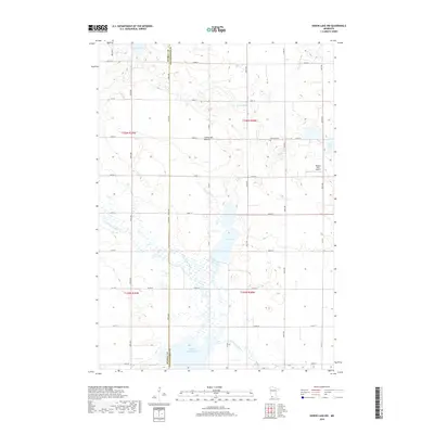 2019 Map of Heron Lake NW, 2019 Print