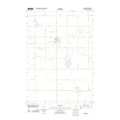 2012 Map of Herreid, 2012 Print