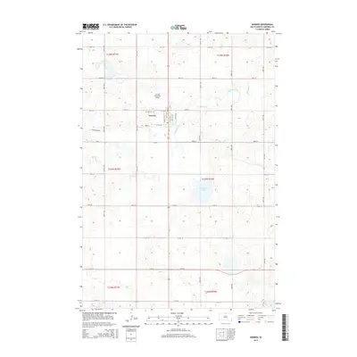 2015 Map of Herreid, 2015 Print