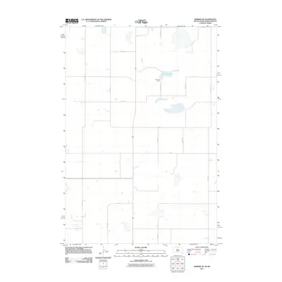 2011 Map of Herreid NE, 2011 Print