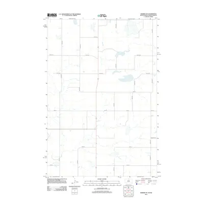 2012 Map of Herreid NE, 2012 Print