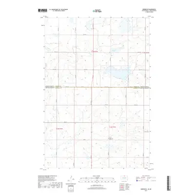 2017 Map of Herreid NE, 2017 Print