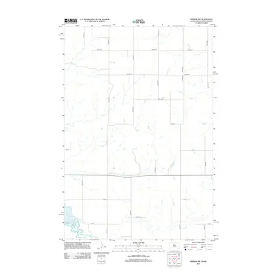 2012 Map of Herreid NW, 2012 Print