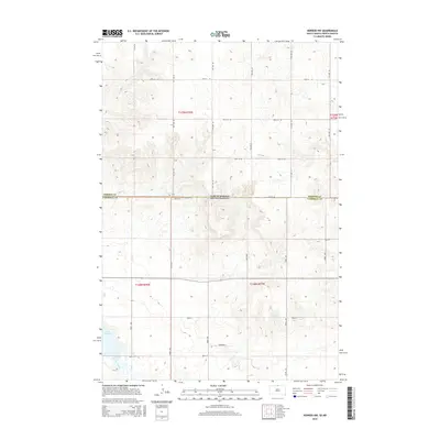 2015 Map of Herreid NW, 2015 Print