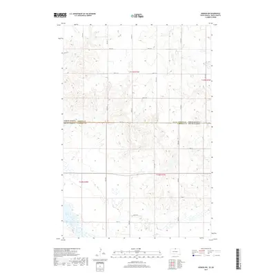2017 Map of Herreid NW, 2017 Print