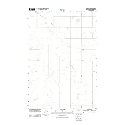 2012 Map of Herreid SW, 2012 Print