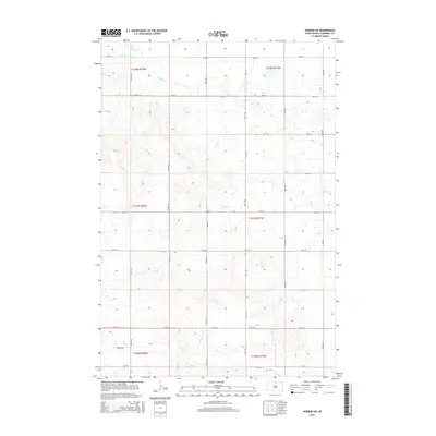 2015 Map of Herreid SW, 2015 Print