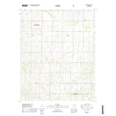 2018 Map of Herring, 2018 Print