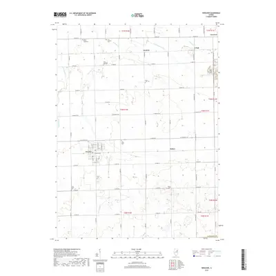 2018 Map of Herscher, 2018 Print