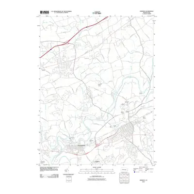 2010 Map of Hershey, 2010 Print