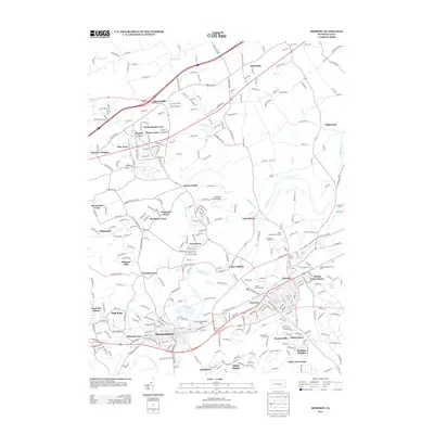 2013 Map of Hershey, 2013 Print