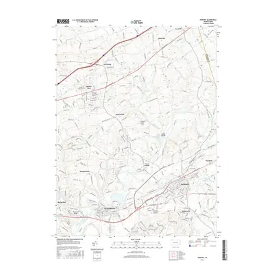 2016 Map of Hershey, 2016 Print